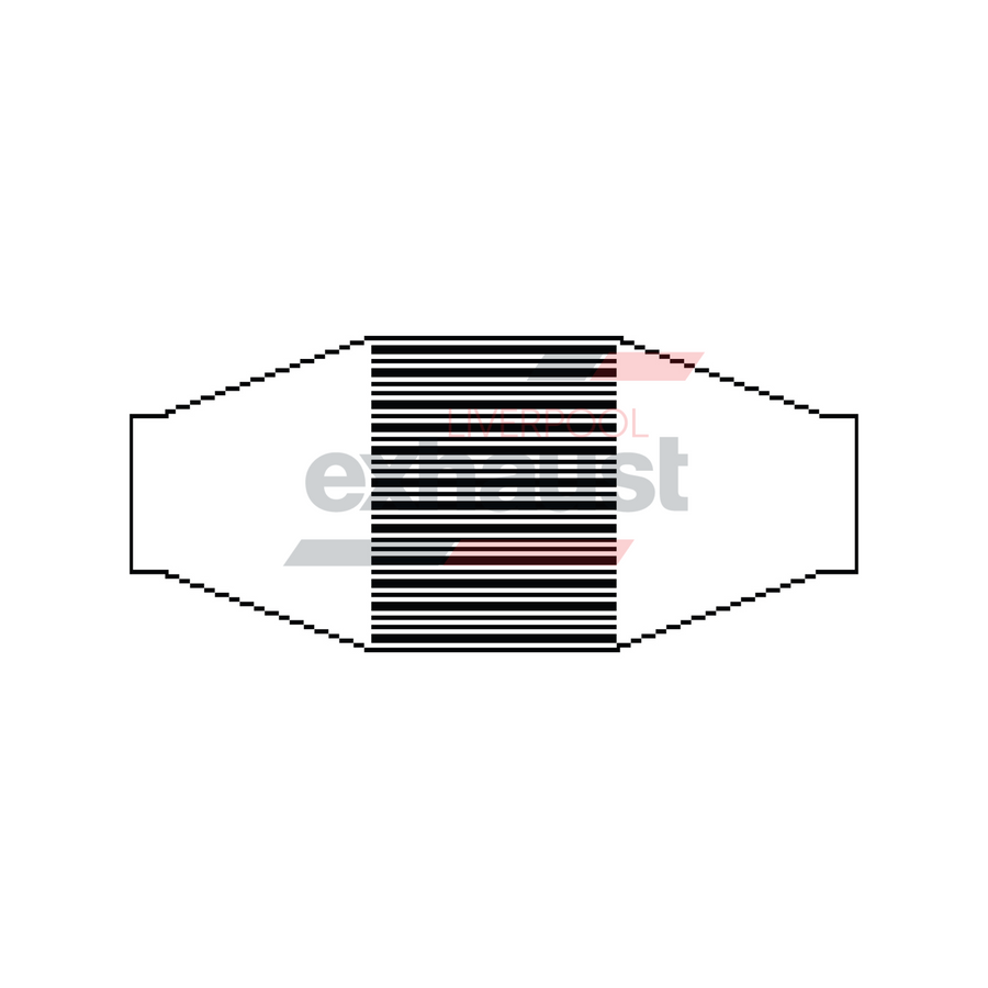 Hurricane - 3.0” Inlet X 5.00” Body X 13.5” Length X 200 CPSI Metallic Catalytic Converter