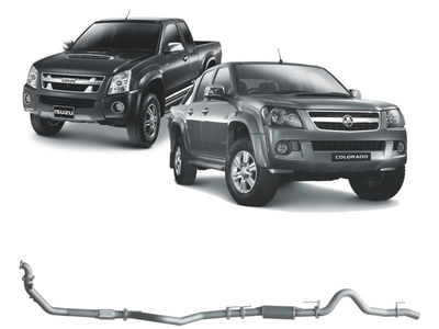 Redback - 4x4 Extreme Duty Exhaust for Holden Rodeo (01/2007 - 06/2008), Colorado (03/2008 - 06/2012), Isuzu D-MAX (01/2007 - 08/2012)