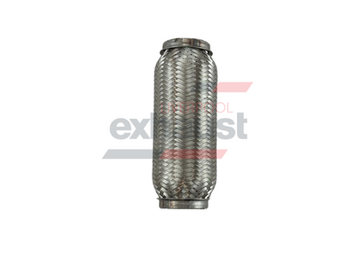 Hurricane - 51.30mm X 203mm Stainless Steel Flex Bellow Double Braid