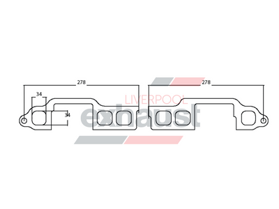 Hurricane - Holden Red Motor 6 Cyl Head Flange