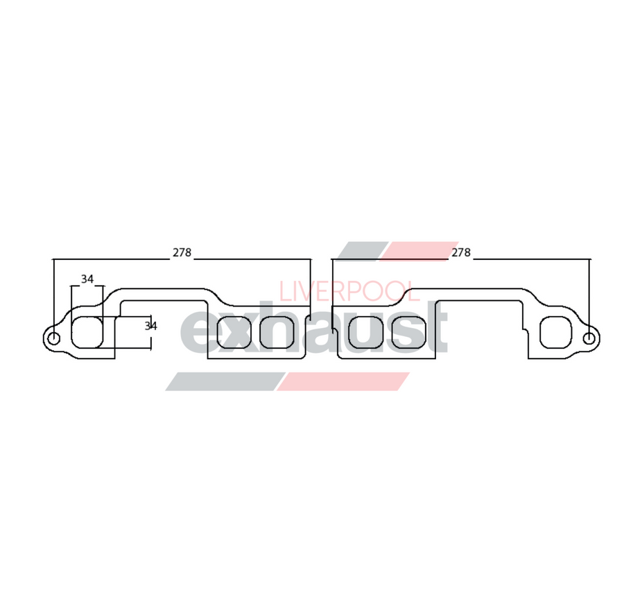 Hurricane - Holden Red Motor 6 Cyl Head Flange