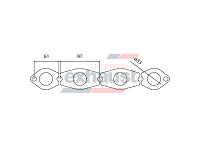 Hurricane - Holden Grey Motor 6 Cyl Head Flange