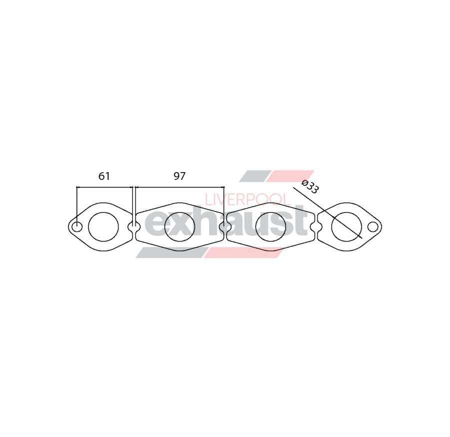 Hurricane - Holden Grey Motor 6 Cyl Head Flange
