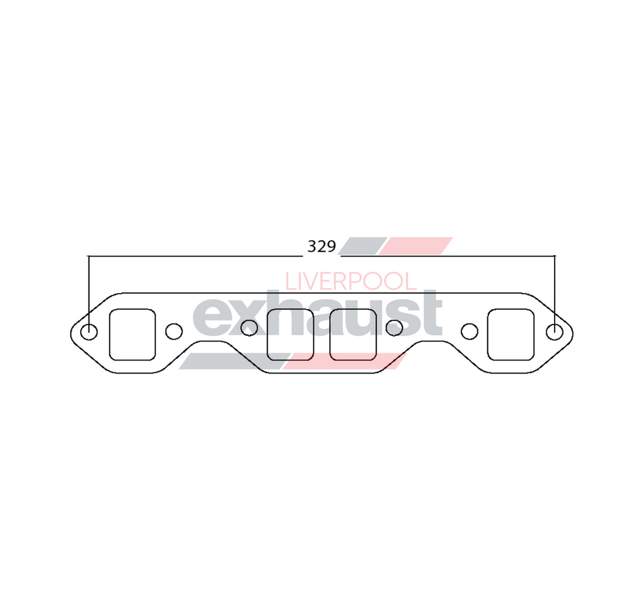 Hurricane - Holden Holden HK, HT, HG, HQ, HJ, HZ, & WB 253-308 Tuned 253-308 8 Cyl Gasket