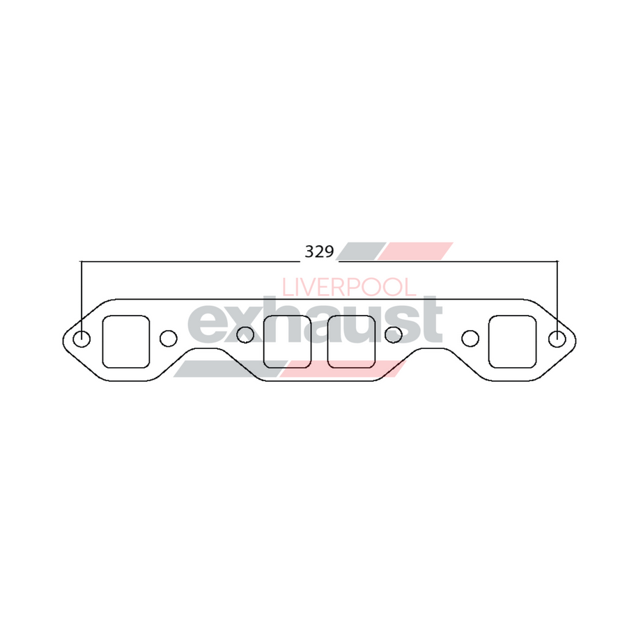 Hurricane - Holden Holden HK, HT, HG, HQ, HJ, HZ, & WB 253-308 Tuned 253-308 8 Cyl Gasket