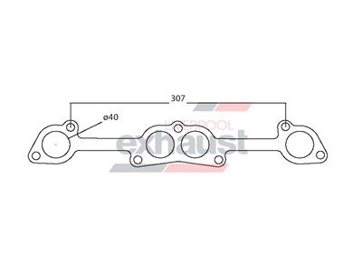 Hurricane - Holden 4ZD1 - 4ZE1 4 Cyl Head Flange