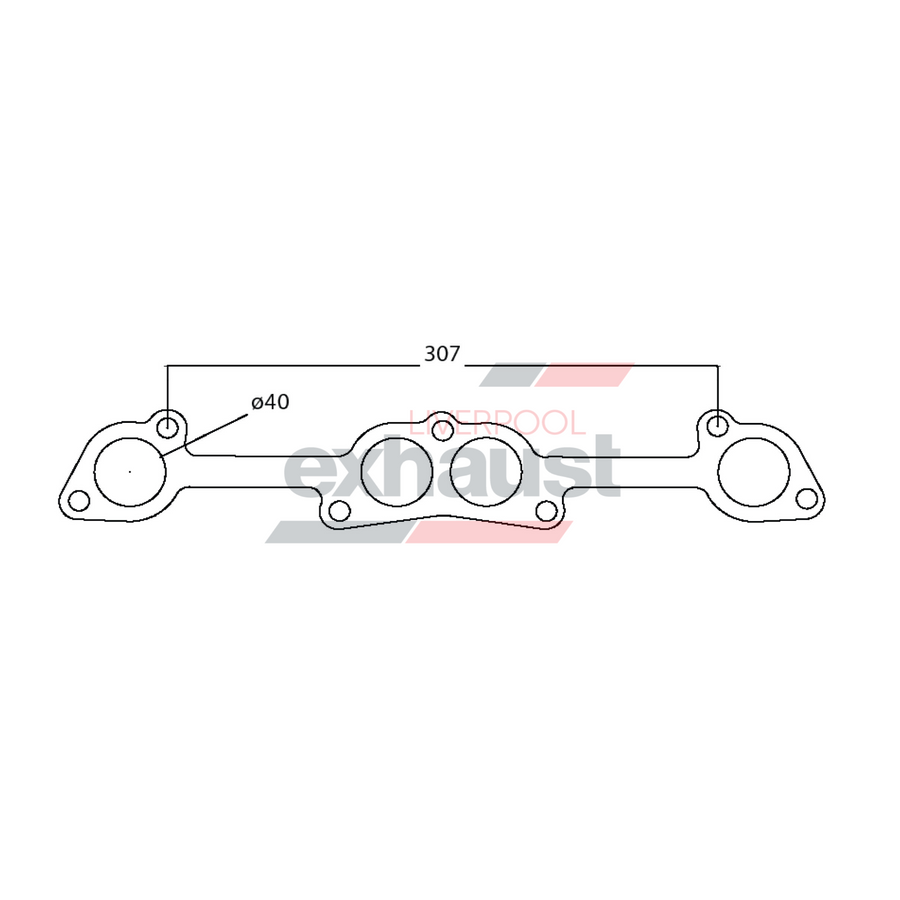 Hurricane - Holden 4ZD1 - 4ZE1 4 Cyl Head Flange