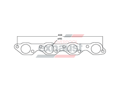 Hurricane - Holden V8 EFI Heads 44mm 8 Cyl Gasket