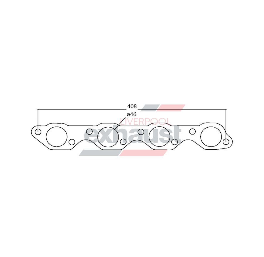 Hurricane - Holden V8 EFI Heads 44mm 8 Cyl Head Flange