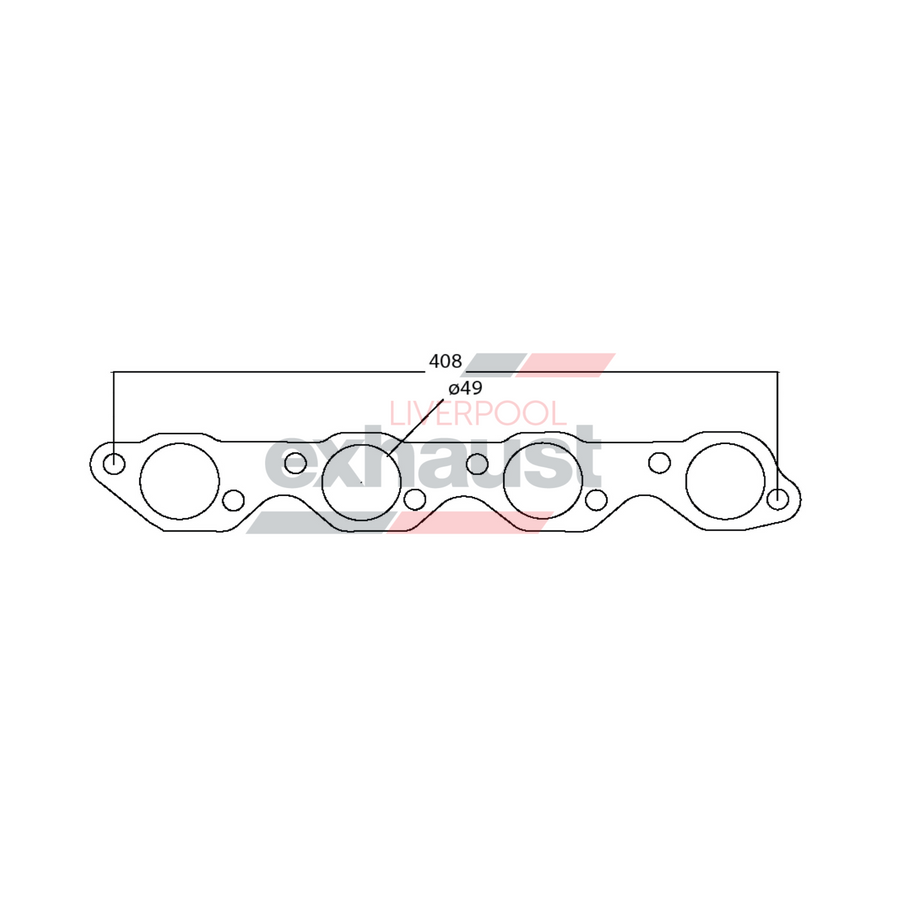 Hurricane - Holden V8 EFI Heads 47mm 8 Cyl Gasket