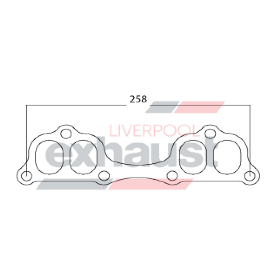 Hurricane - Honda Civic 1500 1983-1987 4 Cyl Head Flange