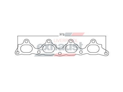 Hurricane - Honda F22A1 4 Cyl Head Flange