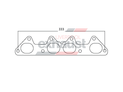 Hurricane - Honda F22B1 4 Cyl Head Flange