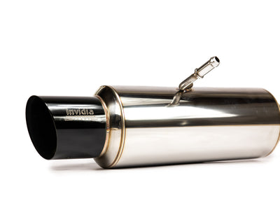 Invidia - N1 "Signature Edition" Cat Back Exhaust Non Resonated w/Black Tip - Subaru WRX/STI GD 01-07