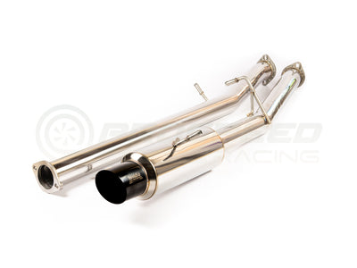 Invidia - N1 "Signature Edition" Cat Back Exhaust Non Resonated w/Black Tip - Subaru WRX/STI GD 01-07