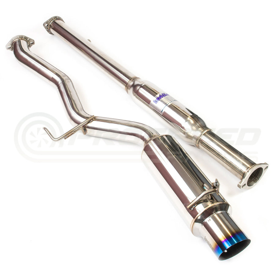 Invidia - N1 Cat Back Exhaust w/Ti Tip - Mitsubishi Evo 7-9 CT9A