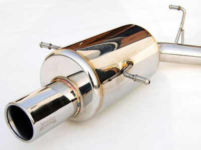 Invidia - G200 Cat Back Exhaust w/SS Rolled Tip - Subaru Forester XT SG 03-08