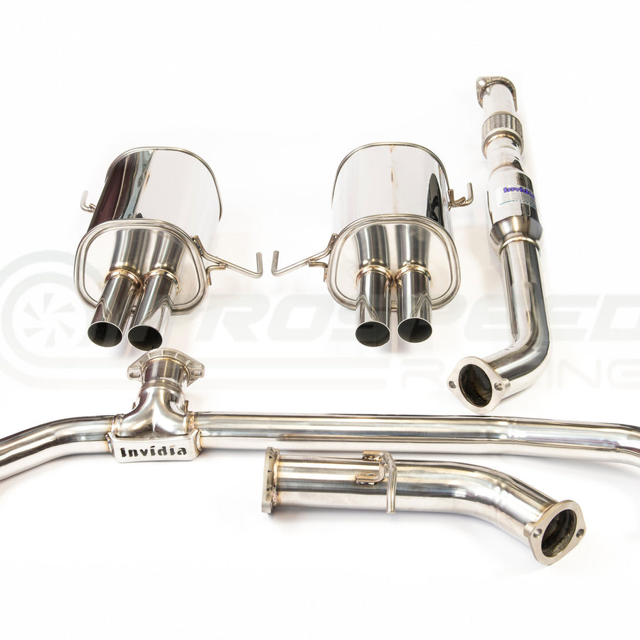 Invidia - Q300 Cat Back Exhaust w/SS Straight Cut Tips - Subaru Liberty GT BL 04-09