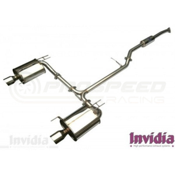 Invidia - Q300 Cat Back Exhaust w/Ti Tips - Honda Accord Euro CL 02-08