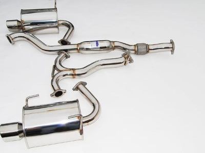 Invidia - Q300 Cat Back Exhaust w/SS Tips - Subaru 08-10 WRX Sedan/Forester XT SH 08-13