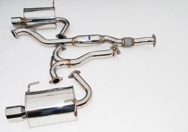 Invidia - Q300 Cat Back Exhaust w/SS Tips - Subaru 08-10 WRX Sedan/Forester XT SH 08-13
