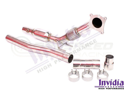 Invidia - Down Pipe with High Flow Cat - VW Golf GTI Mk6