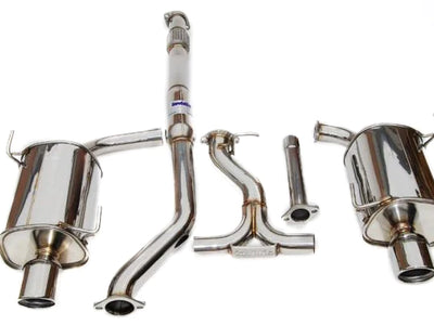 Invidia - Q300 Cat Back Exhaust w/SS Rolled Tips - Subaru Liberty GT BM 10-12