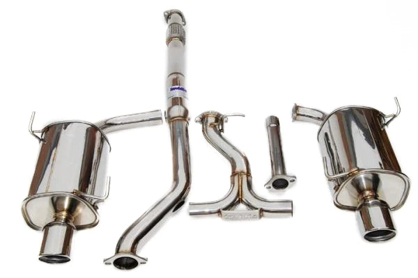 Invidia - Q300 Cat Back Exhaust w/SS Rolled Tips - Subaru Liberty GT BM 10-12