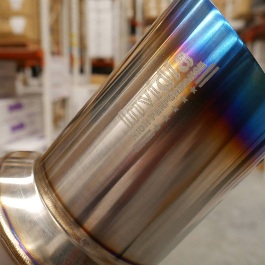 Invidia - Titan G5 Titanium N1 Single Exit Cat Back Exhaust Resonated - Subaru BRZ & Toyota 86 12-21, 22+