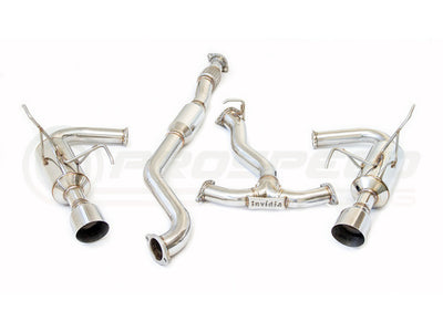 Invidia - R400 Cat Back Exhaust w/SS Tips - Subaru WRX 08-10 Sedan/Forester XT SH, SJ 08-18