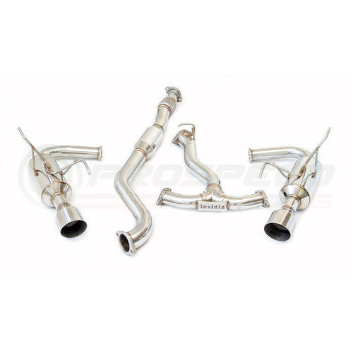 Invidia - R400 Cat Back Exhaust w/SS Tips - Subaru WRX 08-10 Sedan/Forester XT SH, SJ 08-18