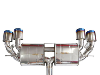 Invidia - R400 Valved Cat Back Exhaust w/Oval Ti Tips - VW Golf R Mk7