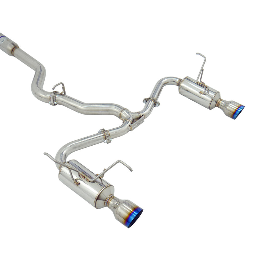 Invidia - R400 Cat Back Exhaust w/Ti Tips - Subaru WRX 08-10 Sedan/Forester XT 08-18