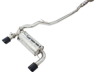 Invidia - Q300 Valved Cat Back Exhaust w/Black Tips - Ford Focus RS Mk3 LZ 16-17
