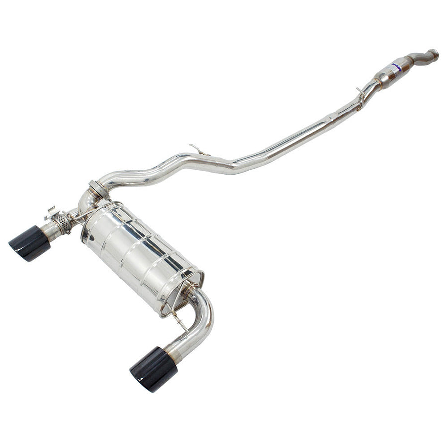 Invidia - Q300 Valved Cat Back Exhaust w/Black Tips - Ford Focus RS Mk3 LZ 16-17