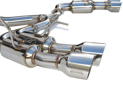 Invidia - R400 Cat Back Exhaust w/SS Straight Cut Tips - Subaru WRX/STI 11-21