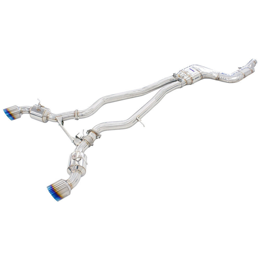 Invidia - Dual N1 Cat-Back Exhaust w/Ti Straight Cut Tips - Toyota Supra A90 19+