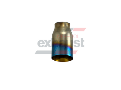 Hurricane - Stainless Steel Angle Cut 64mm x 89mm x 160mm Exhaust Tip