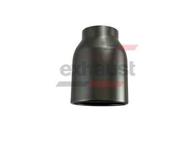 Hurricane - Stainless Steel Oval Straight Cut Rolled In 76mm x 117mm x 155mm Exhaust Tip