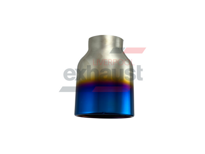 Hurricane - Stainless Steel Oval Straight Cut Rolled In 76mm x 117mm x 155mm Exhaust Tip