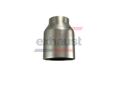 Hurricane - Stainless Steel Oval Straight Cut Rolled In 76mm x 117mm x 155mm Exhaust Tip