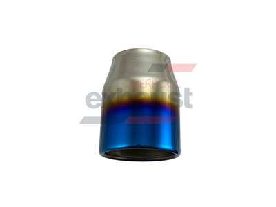 Hurricane - Stainless Steel Straight Cut Rolled In 76mm x 102mm x 128mm Exhaust Tip