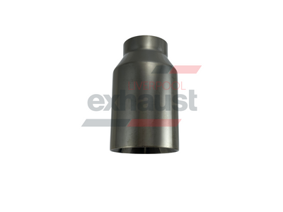 Hurricane - Stainless Steel Straight Cut Doubled Wall 76mm x 114mm x 190mm Exhaust Tip