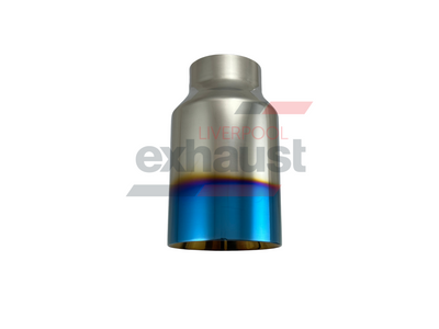 Hurricane - Stainless Steel Straight Cut Doubled Wall 76mm x 114mm x 190mm Exhaust Tip