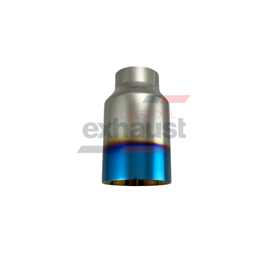 Hurricane - Stainless Steel Straight Cut Doubled Wall 76mm x 114mm x 190mm Exhaust Tip