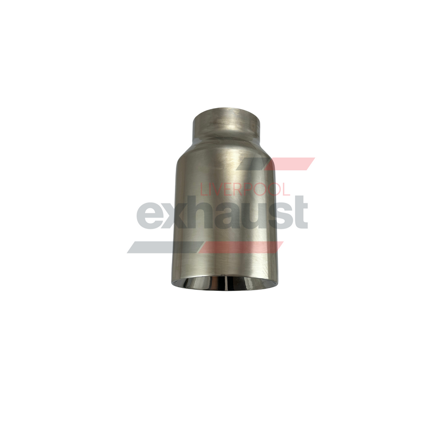 Hurricane - Stainless Steel Straight Cut Doubled Wall 76mm x 114mm x 190mm Exhaust Tip