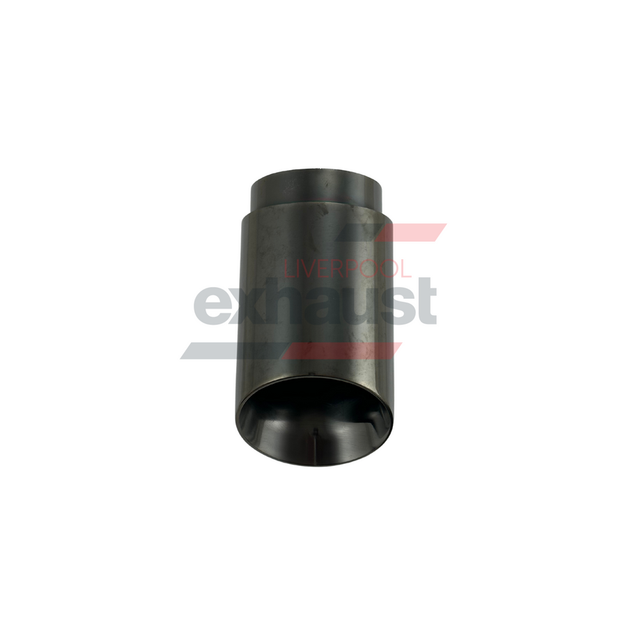 Hurricane - Stainless Steel Angle Cut Doubled Wall 64mm x 76mm x 132mm Exhaust Tip