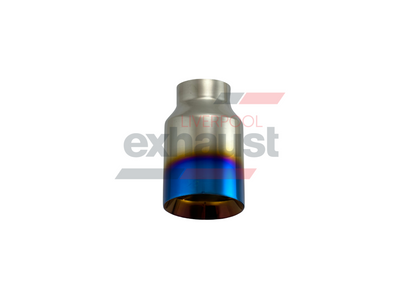 Hurricane - Stainless Steel Angle Cut Doubled Wall 76mm x 114mm x 190mm Exhaust Tip