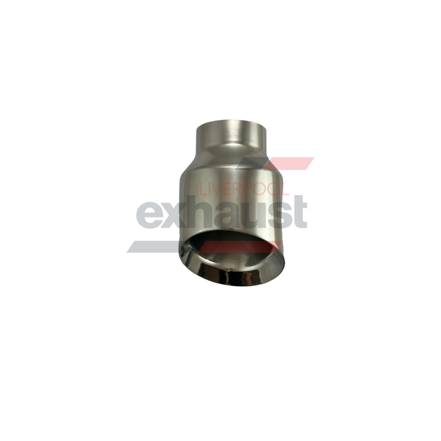 Hurricane - Stainless Steel Angle Cut Doubled Wall 76mm x 114mm x 170mm Exhaust Tip