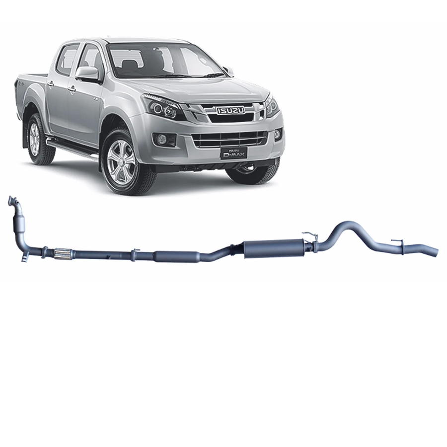 Redback - 4x4 Extreme Duty Exhaust for Isuzu D-MAX (06/2012 - 10/2016)